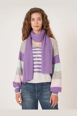 REPEAT cashmere Fijngebreide organisch cashmere sjaal