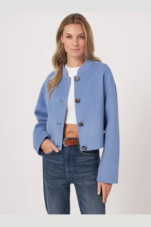 REPEAT cashmere Kort jasje van wolmix