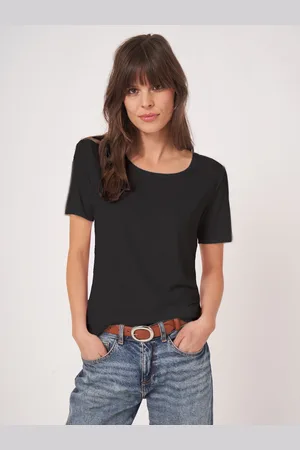 REPEAT cashmere Basic dames T-shirt