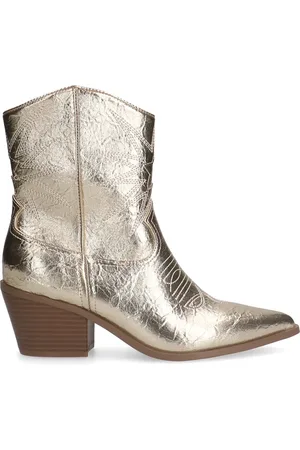 Sacha Gouden metallic cowboylaarsjes