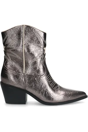 Sacha Grijze metallic cowboylaarsjes