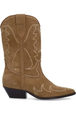 Sacha Suède cowboylaarzen met sierstiksels