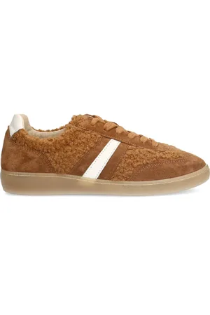 Sacha Bruine suède teddy sneakers