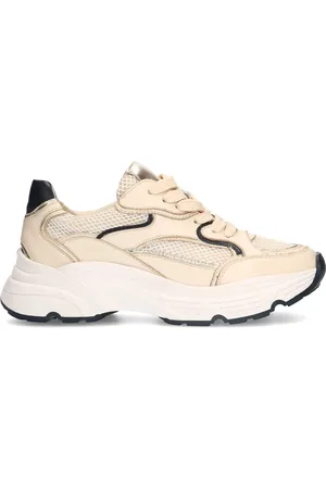Sacha Leren sneakers met gouden details