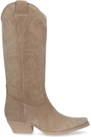 Sacha Suède cowboylaarzen met stiksels