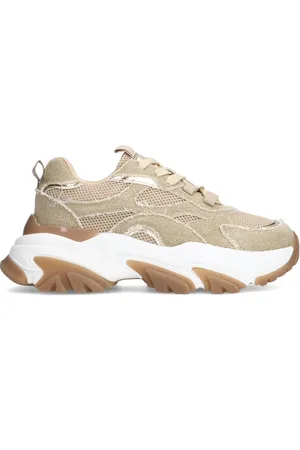 Sacha Denim sneakers met metallic details