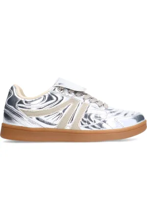 Sacha Zilveren metallic sneakers