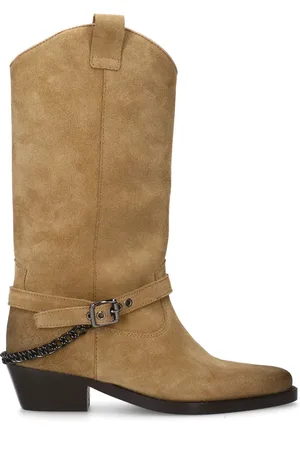 Sacha Suède cowboylaarzen met buckle