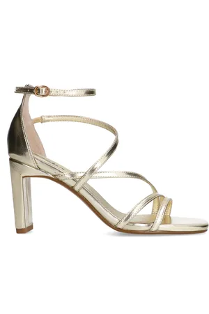 Sacha Gouden sandalen met hak