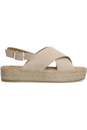 Sacha Suède plateau sandalen