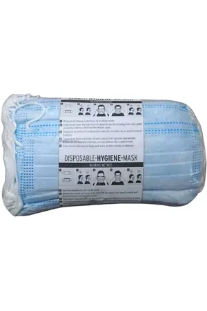Salon Line Mondkapje Blauw 3-laags