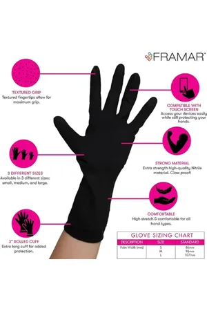 Framar Black Mamba Nitrilhandschoen 100 stuks