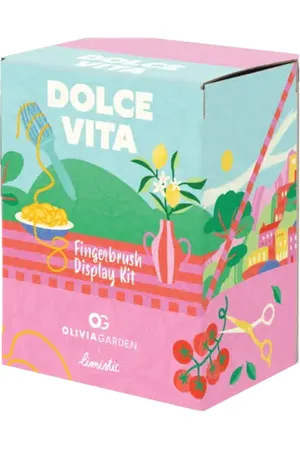 Olivia Garden Fingerbrush Care Iconic Dolce Vita Display
