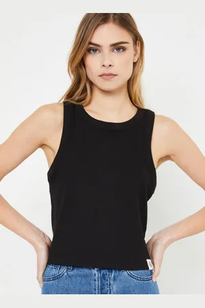 Calvin Klein Tab Rib Tank Top by
