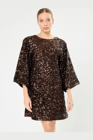 SELECTED Slfmallie Ss Short Sequins Dress B by