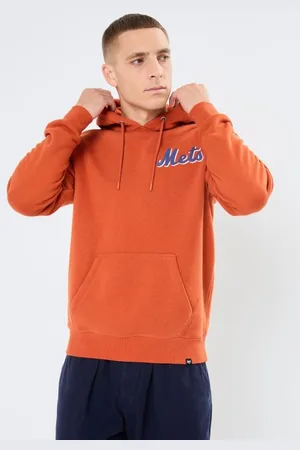 47 Brand 47 HOODIE MLB NEW YORK METS IMPRINT BACKER BURNSIDE - Unisexe M by