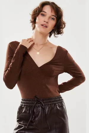 VILA Viluxi Deep V-Neck L/S Body/C26 by
