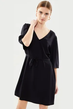 VILA Visommi V-Neck 3/4 Short Dress by