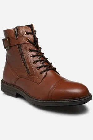 JACK & JONES JFWHOLLAND LEATHER ZIP by