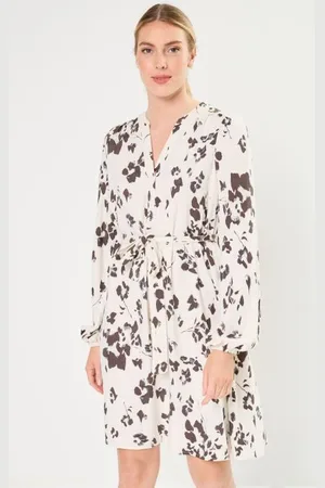 SELECTED Slfviva Ls Aop Short Dress Noos by