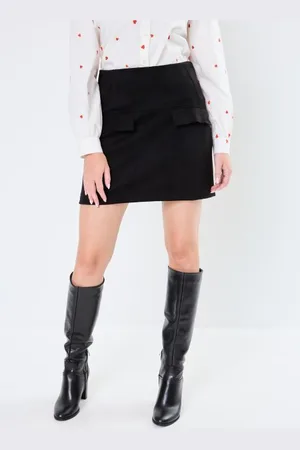B YOUNG BYTOMIRA SHORT SKIRT - by