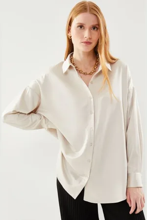VERO MODA Vmmerle Ls Oversize Shirt Wvn Ga by