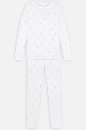 Ralph Lauren Cotton Rib Pony LsPant Set by
