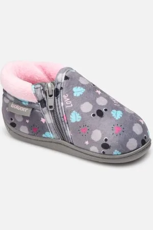 Isotoner Bottillon Zip Fille Velours Ultra Doux by