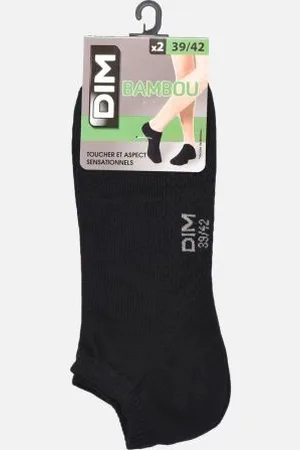 Dim Bambou - Socquettes courtes Basket - Lot de 2 by