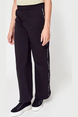 Calvin Klein Logo Tape Wide Leg Jog Pants by