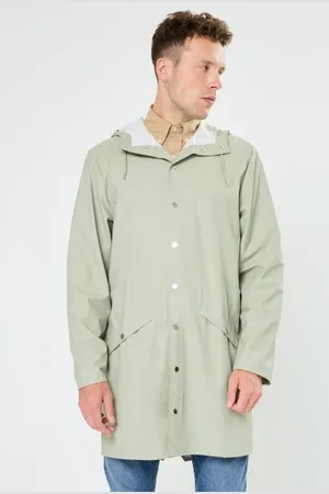Rains Long Jacket W3 - Unisexe M by