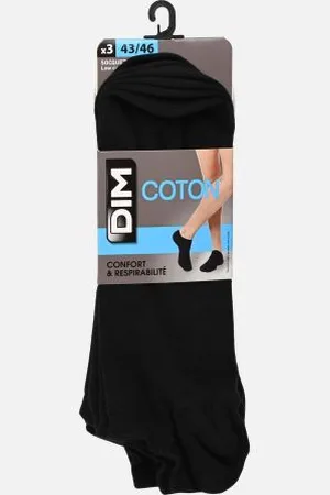 Dim Socquettes Courtes Coton Homme X3 by