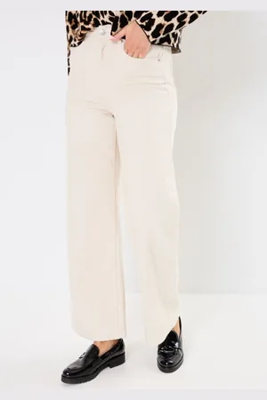 VERO MODA VMKATHY HR WIDE ECRU JEANS GU424 by