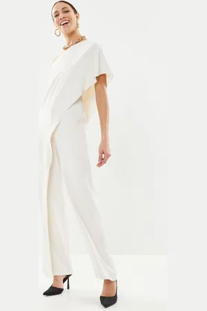 Ralph Lauren Combinaison asymétrique cape georgette by