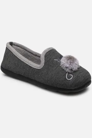 Isotoner Slipper ergonomique EVERYWEAR – jersey – chat fantaisie by