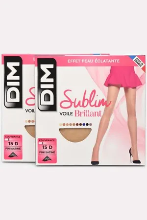 Dim Sublim Voile Brillant Collant 15D - Lot de 2 by