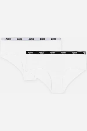 PUMA Puma Women Hipster 2P Pack White / White by