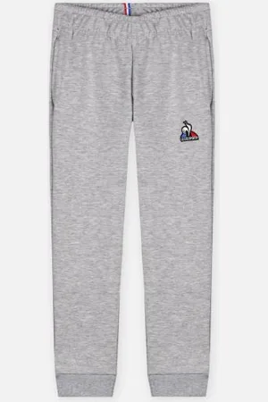 Le Coq Sportif ESS Pant Slim N°1 Enfant Gris Chiné Clair by
