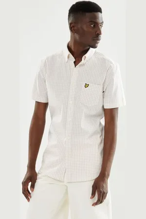 Lyle &amp; scott Short Sleeve Slim Fit Gingham Shirt by