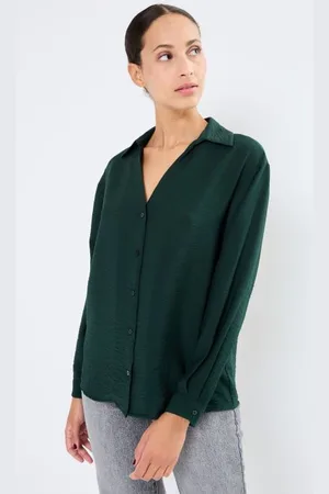 VILA VIDOMIRA V-NECK L/S SHIRT - NOOS by