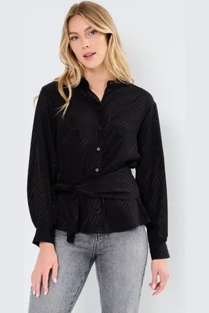 SELECTED SLFCASSIA LS SCARF SHIRT B by