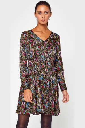 VILA VISURINA L/S SHORT WRAP DRESS/C21 by