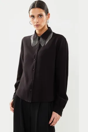Y.A.S Yasfrima Fringe Ls Shirt S. by