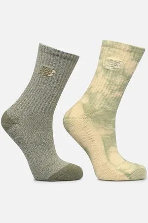 New Balance Lifestyle Tie Dye Midcalf Socks 2Pack by