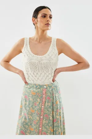VERO MODA Vmamalfi Sl U-Neck Short Pullover Ga by