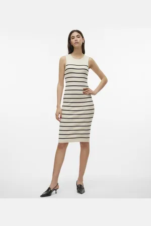 VERO MODA Vmgizelle Sl O-Neck Blk Dress Ga Noos by