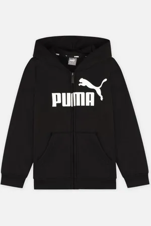 PUMA Jr Ess Logo Fz Hoody Fl by