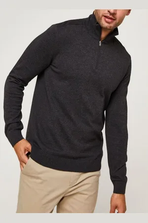 SELECTED Slhberg Half Zip Cardigan B Noos by