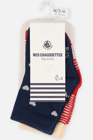 Petit Bateau 2 Paires Chaussettes A06RY01 by