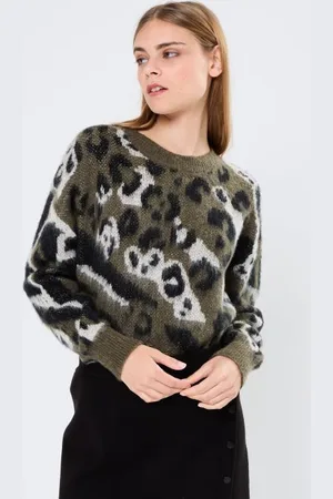 LILI SIDONIO Young Ladies Knitted Animal print Sweater by